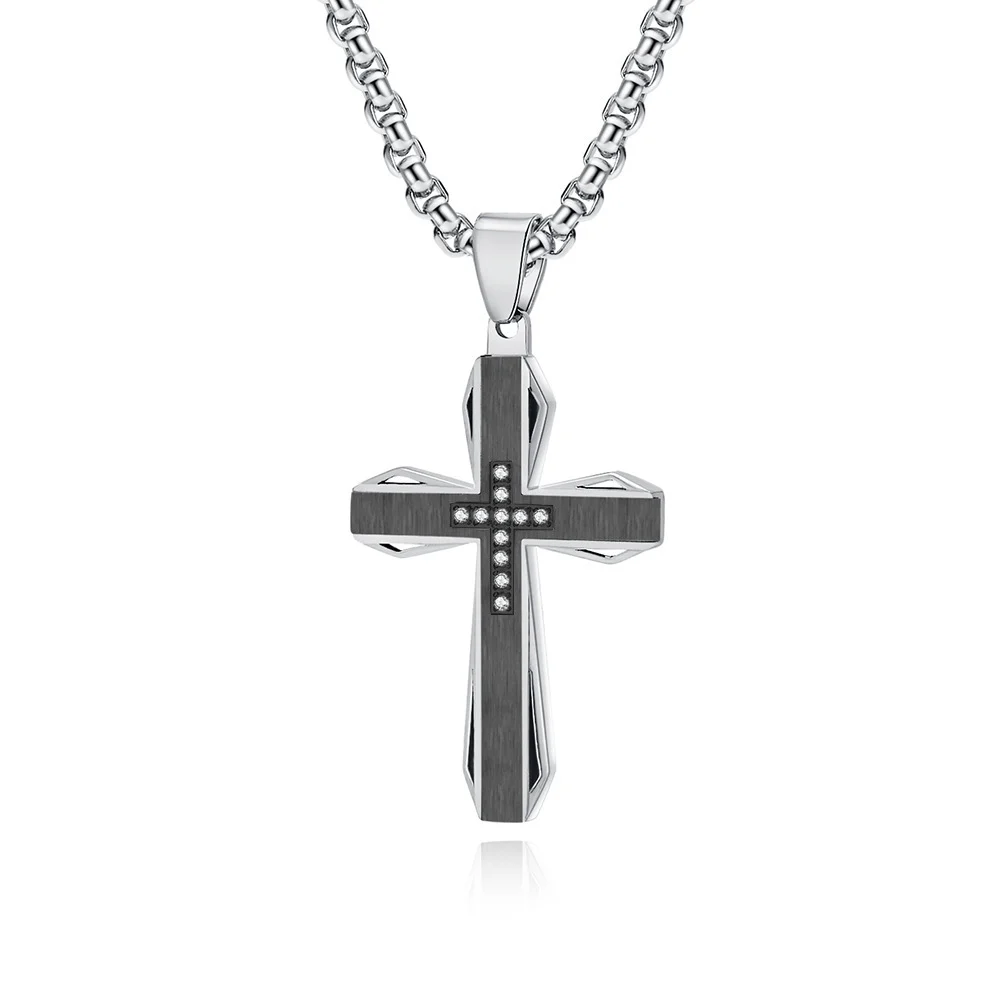 Creative Mechanical Gear Style Mens Titanium Steel Necklace — image 2