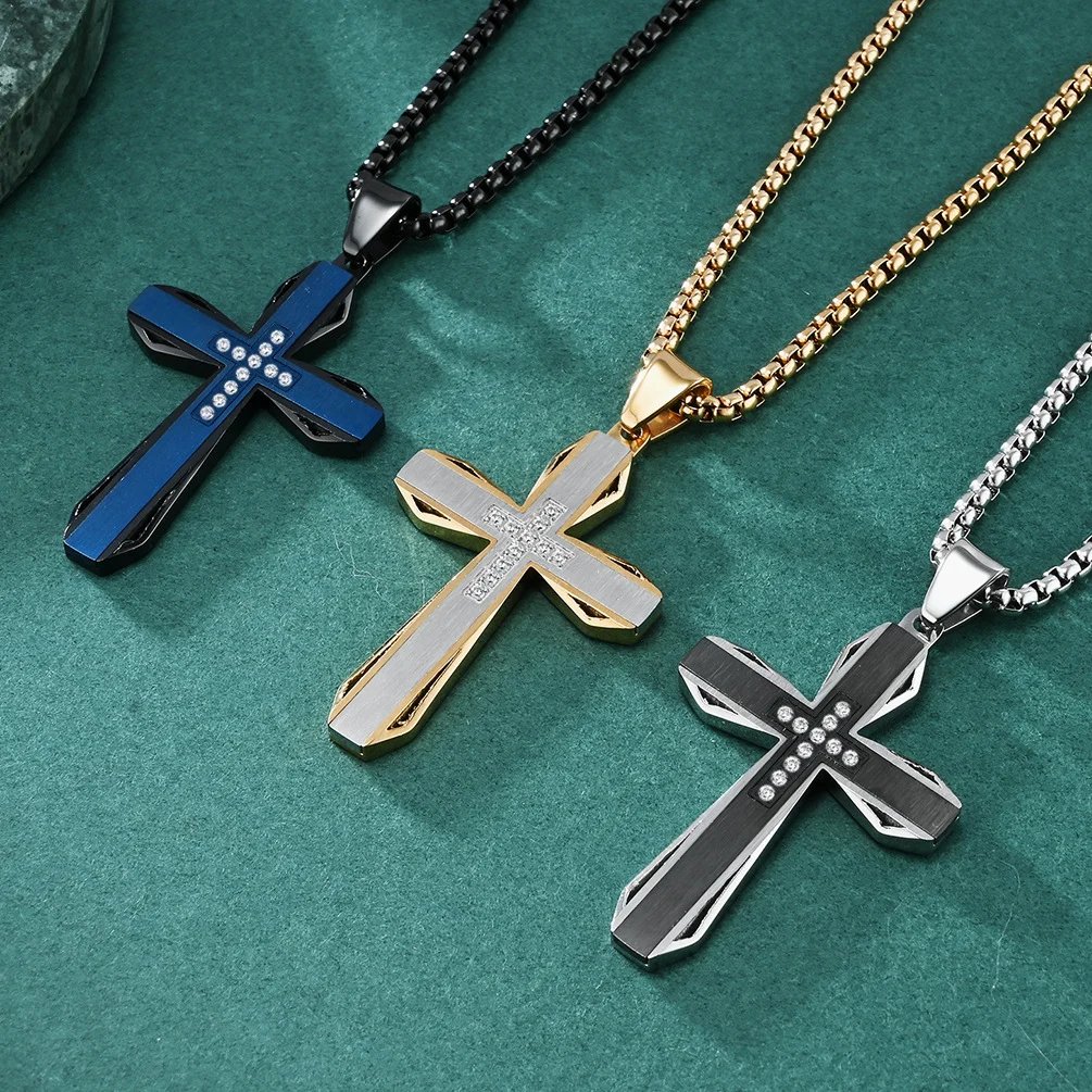 Creative Mechanical Gear Style Mens Titanium Steel Necklace — image 4