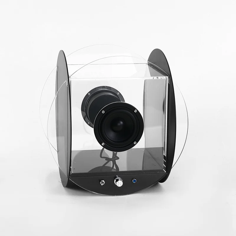 Creative Minimalist Acrylic Retro Bluetooth Round Speaker Ornament — image 7