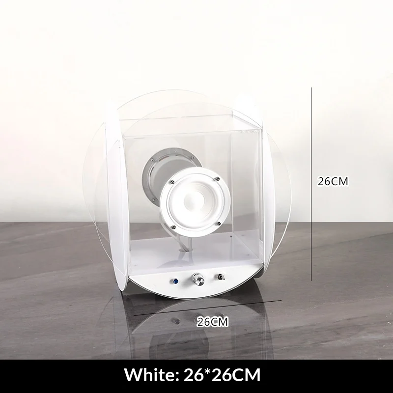 Creative Minimalist Acrylic Retro Bluetooth Round Speaker Ornament — image 5