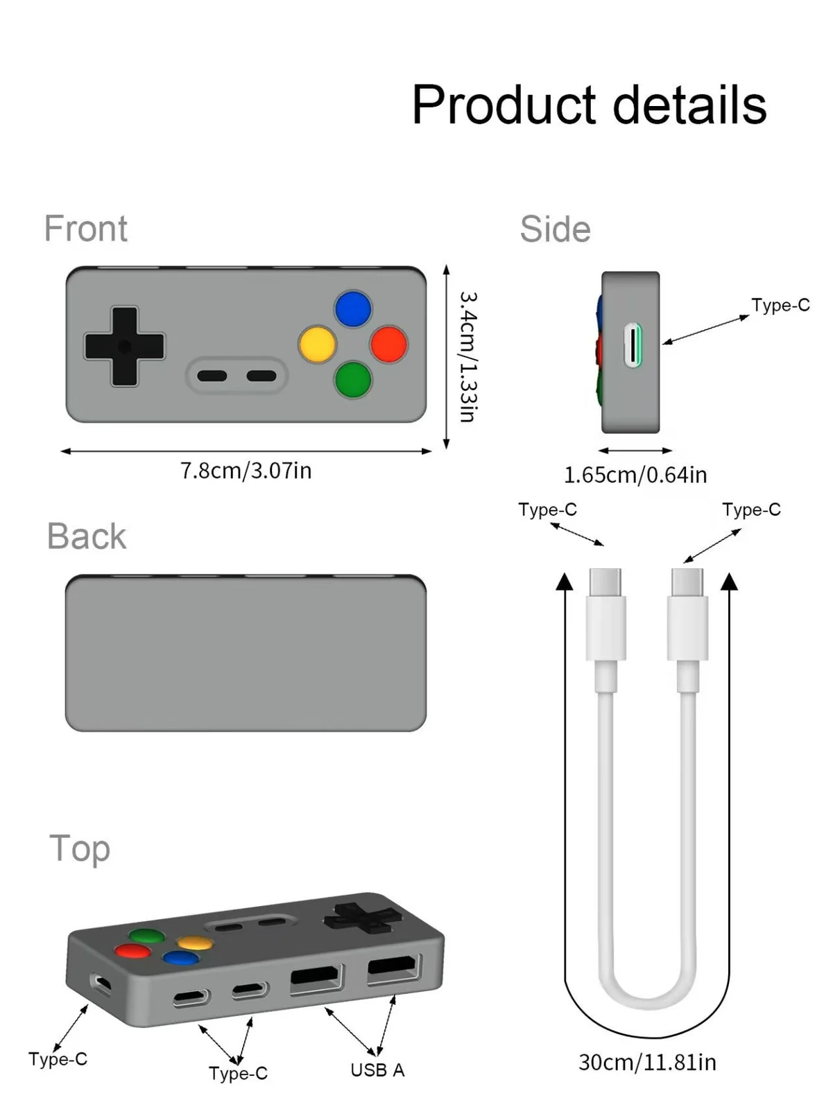 Creative Personality Cartoon Game Modeling HUB Four-in-one — image 7