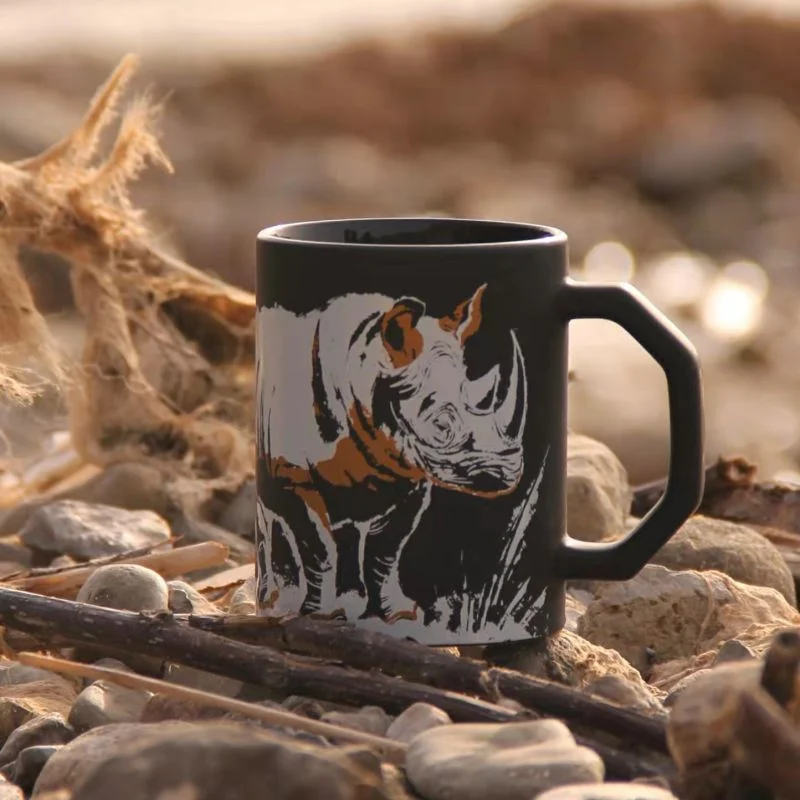 Creative Personalized Illustration Mug Office Ceramic Cup — image 2
