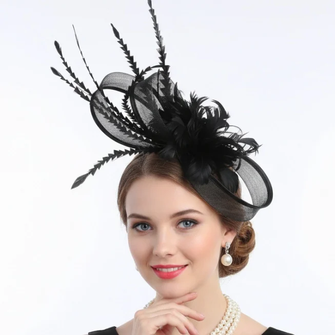 Creative Retro Elegant Green Feather Hair Accessory — image 5