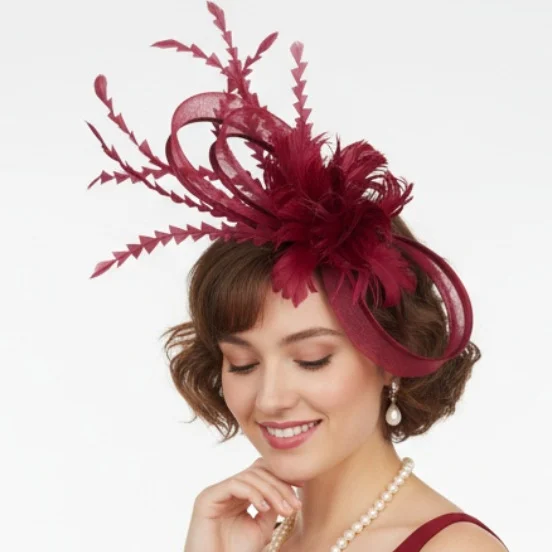 Creative Retro Elegant Green Feather Hair Accessory — image 6