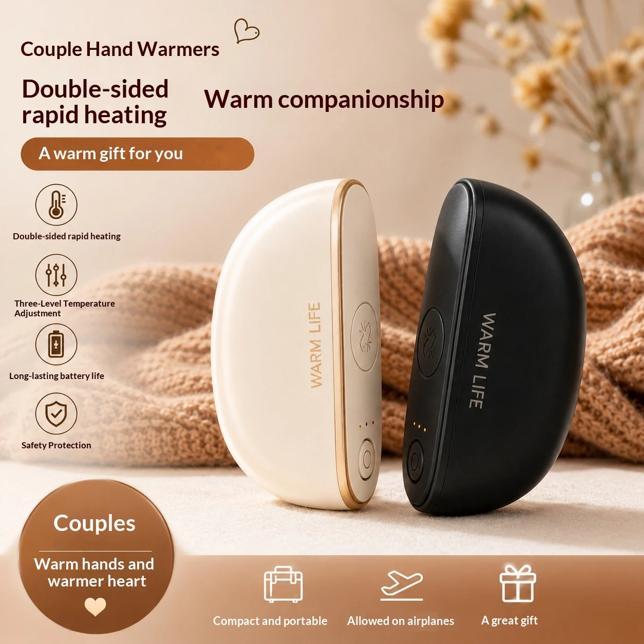 Creative Split-style Magnetic 2-in-1 Hand Warmer — image 8