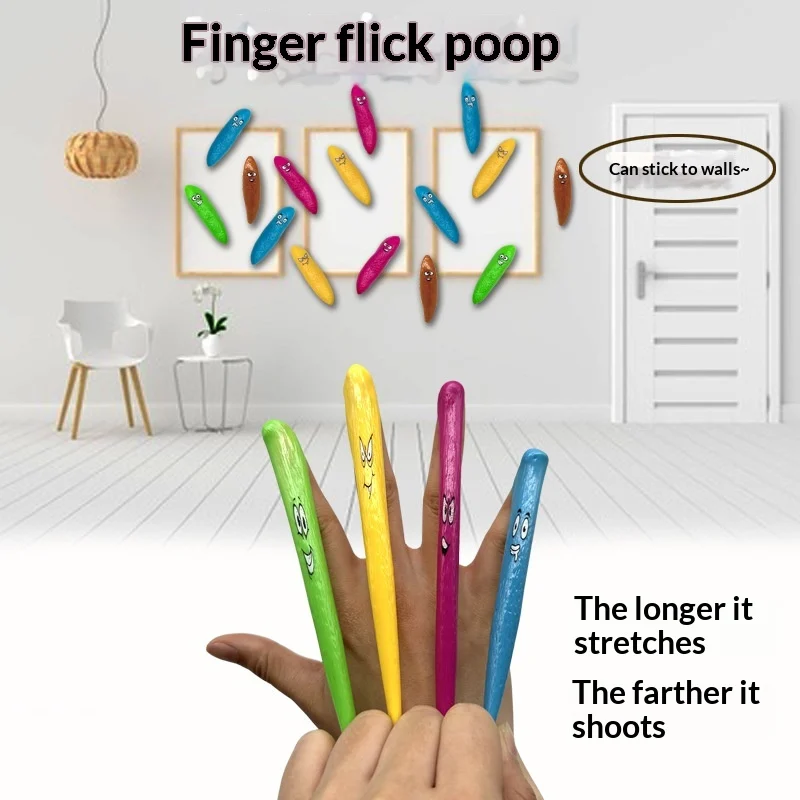 Creative TPR Soft Rubber Spoof Trick Fool's Day Sticky Wall Whole Person Toy — image 8