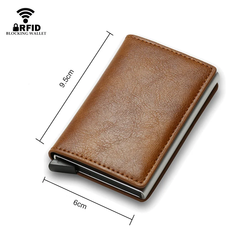 Credit Card Holder Smart Minimalist Wallet Pocket Men Women Slim Cardholder Bank… — image 7