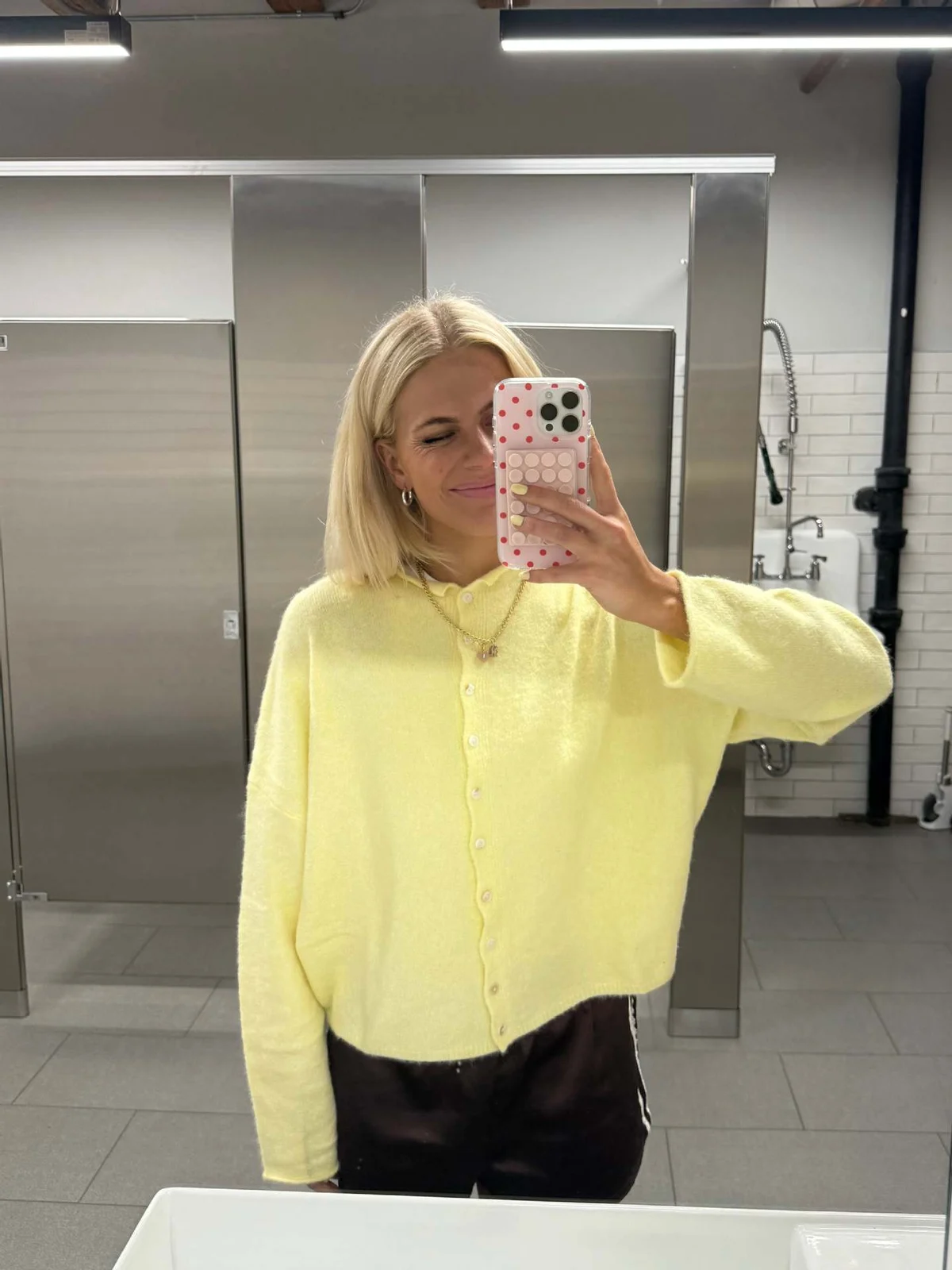 Crew-neck Single-breasted Solid-color Knitted Cardigan With Dropped Shoulders And Long… — image 14