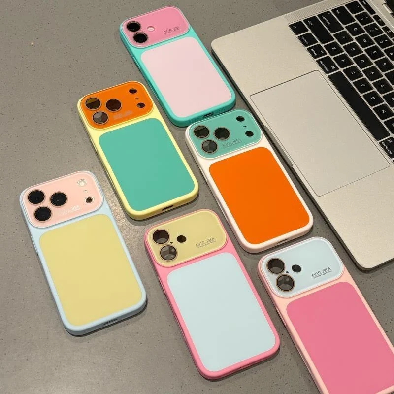 Crystal Color-block Drop-resistant Phone Case — image 4