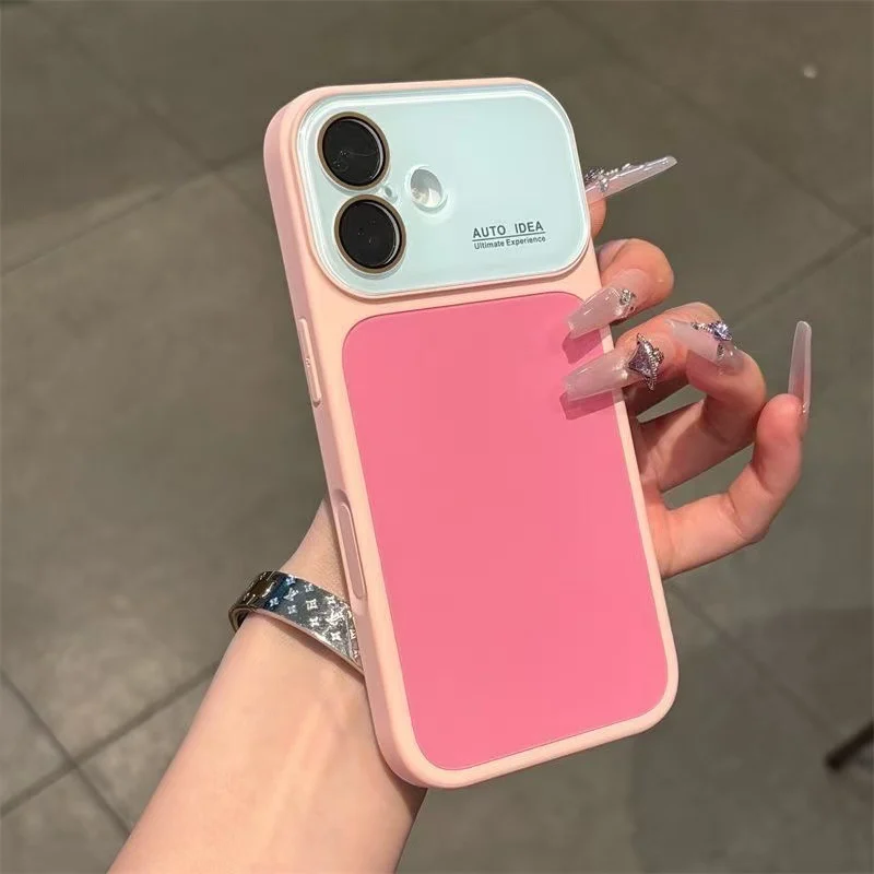 Crystal Color-block Drop-resistant Phone Case — image 2