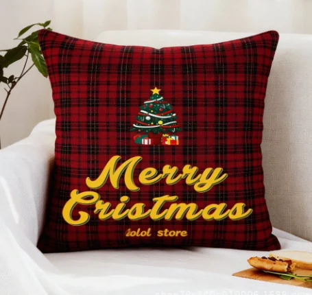 Custom Christmas Pillow Cover, Personalized Photo Case, Decorative Throw Cover For… — image 4