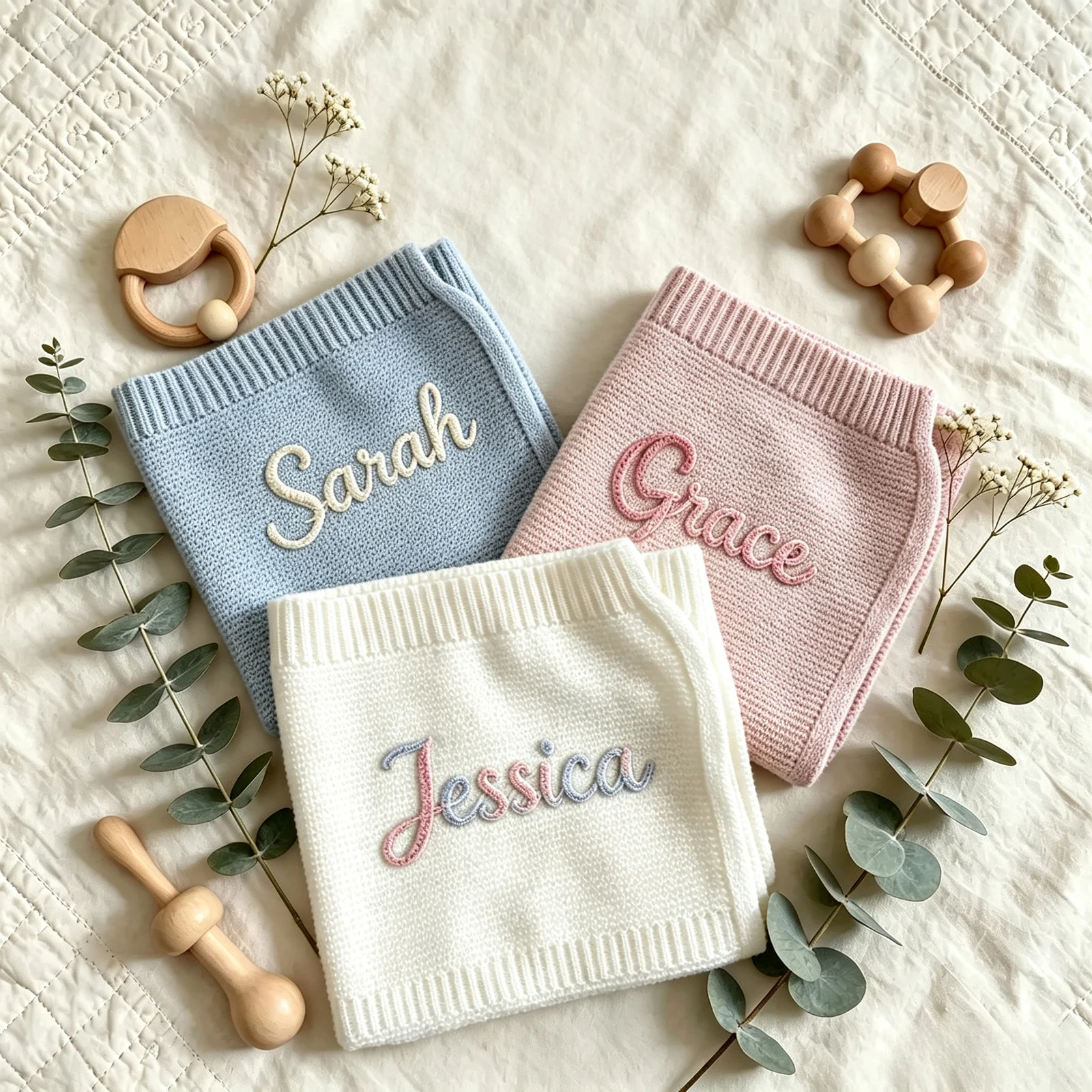 Customized Blanket DIY Name Maternal And Child Products — image 7