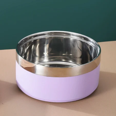 Customized Double-layer Stainless Steel Dog Large Capacity Pet Feeding And Water Food Bowl — image 3