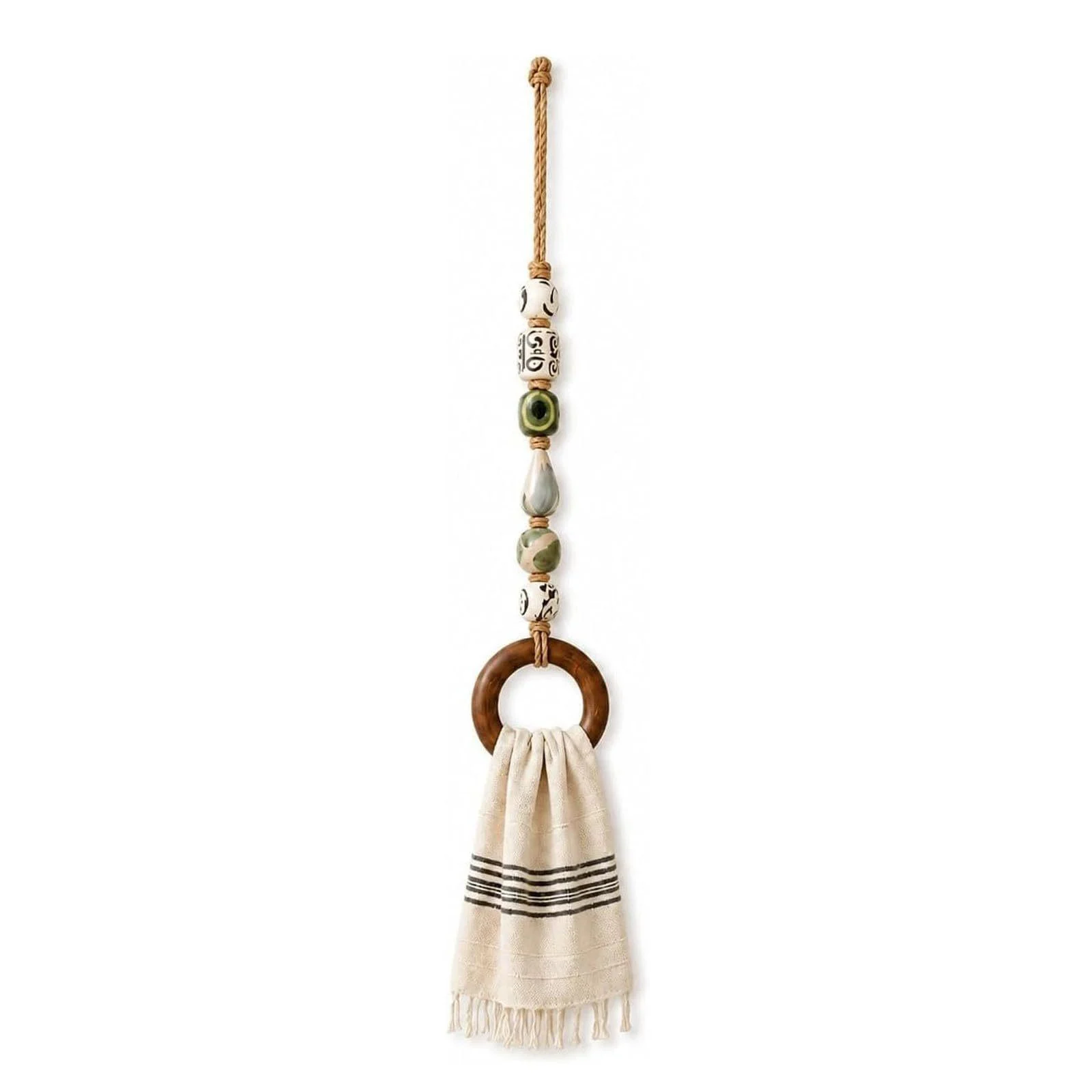 Cute And Practical Beaded Towel Rack — image 2