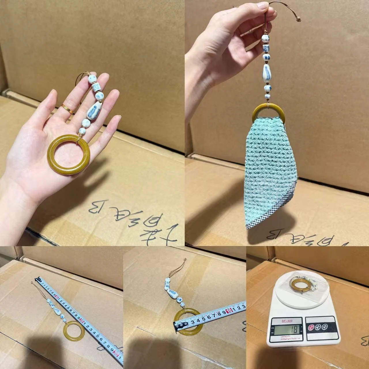 Cute And Practical Beaded Towel Rack — image 5