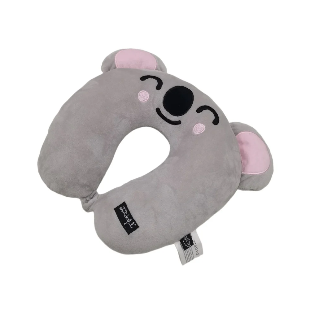 Cute Animal U Shaped Travel Neck Pillow, Panda Koala Frog Plush Cervical Pillow With… — image 3