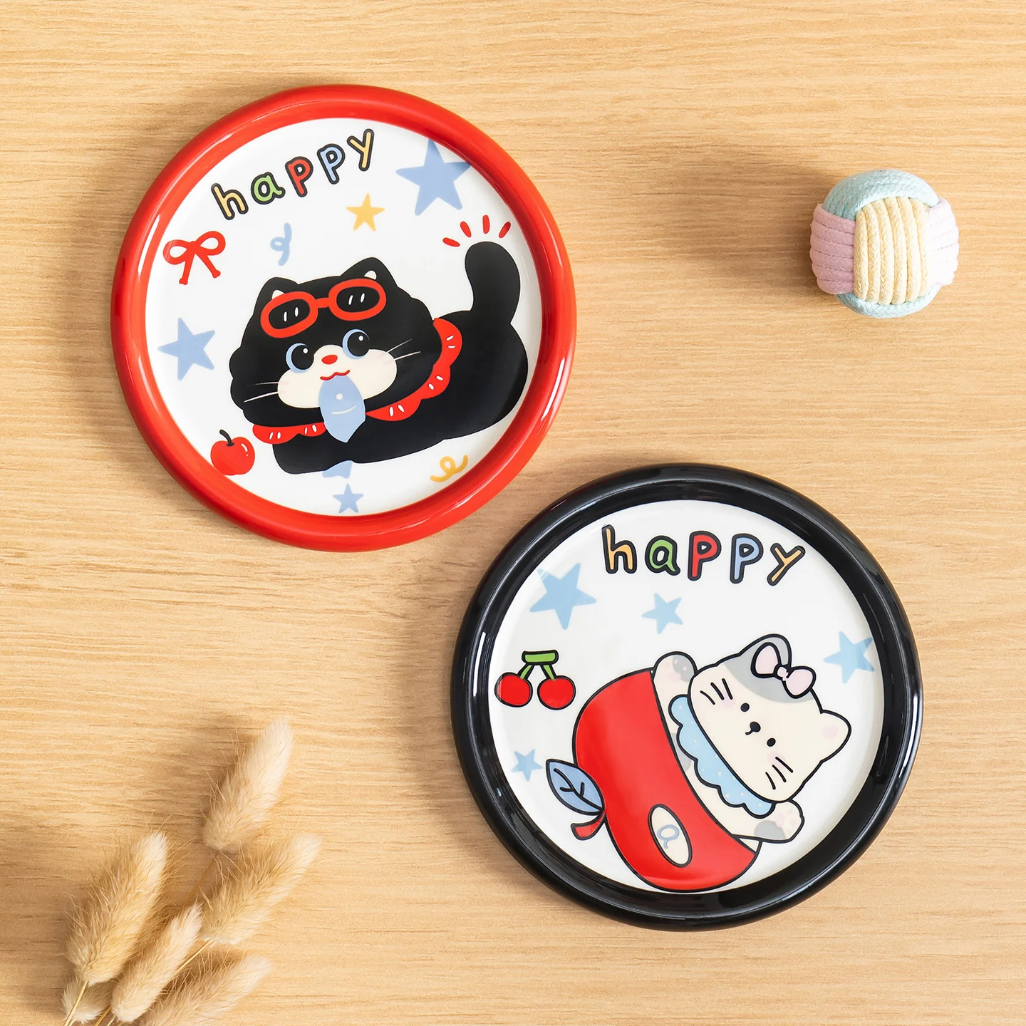 Cute Cartoon Ceramic Pet Bowl — image 4