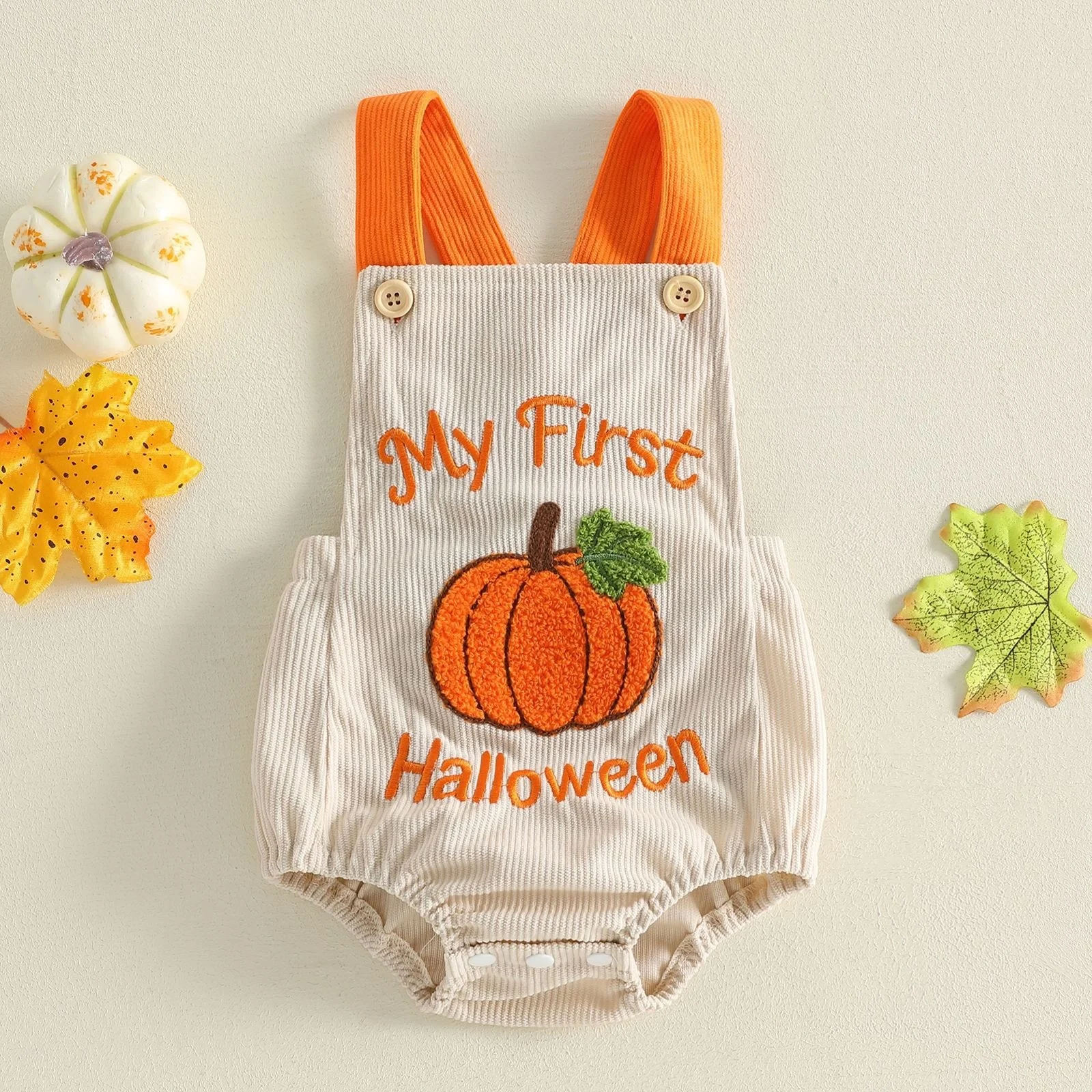 Cute Casual Baby Onesie Waffle-knit Bodysuit — image 3