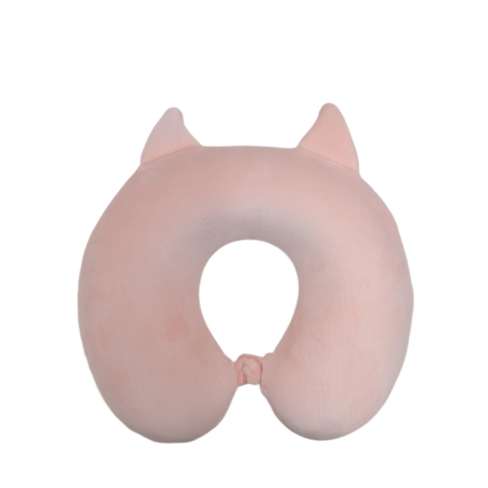 Cute Devil Horn Memory Foam U Shaped Neck Pillow, Soft Plush Cartoon Travel Pillow For… — image 2