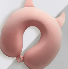 Cute Devil Horn Memory Foam U Shaped Neck Pillow, Soft Plush Cartoon Travel Pillow For… — image 3