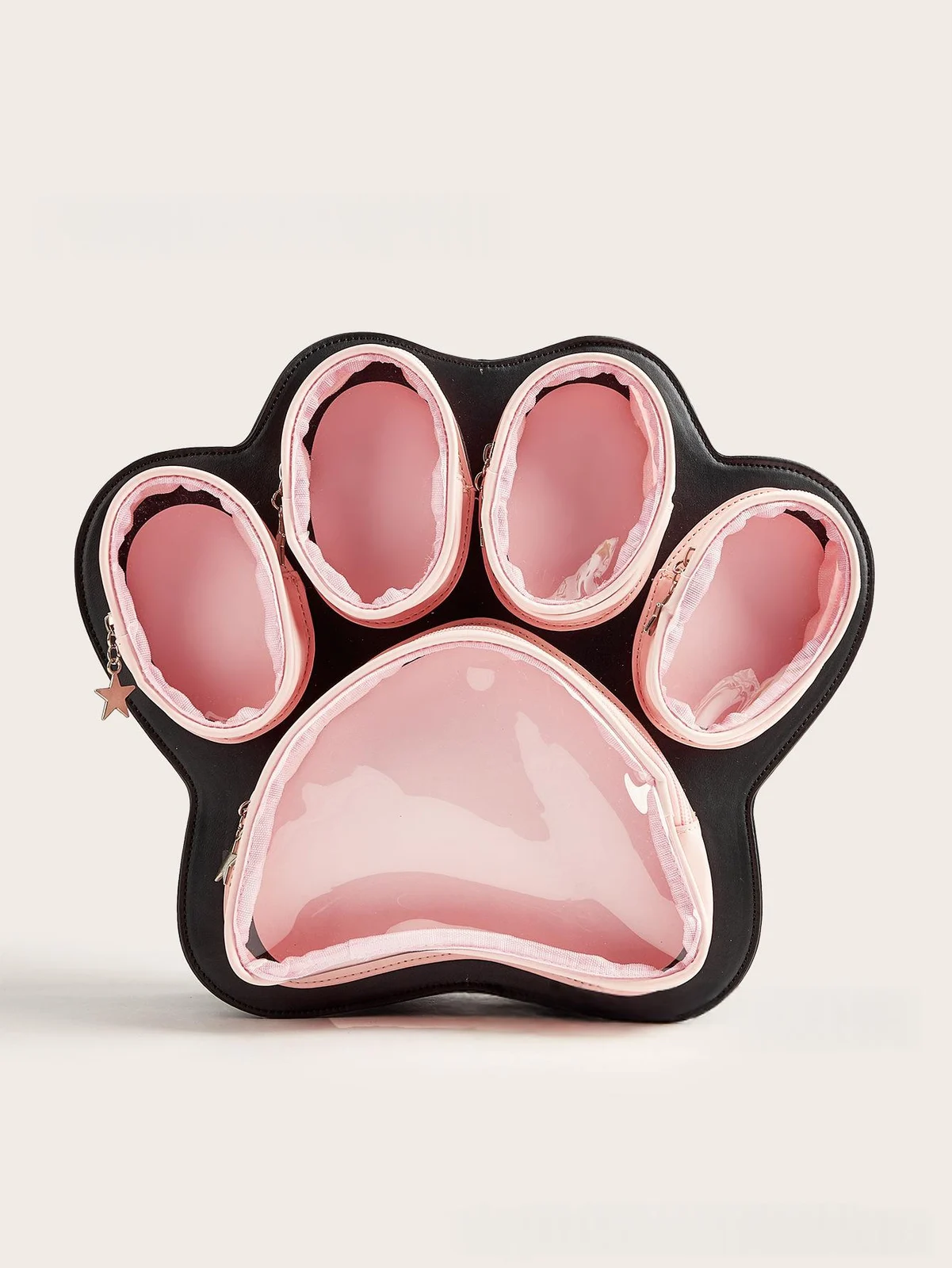 Cute Large-capacity Pain Bag For Girls Featuring A Multi-layered Cat-claw Design — image 5
