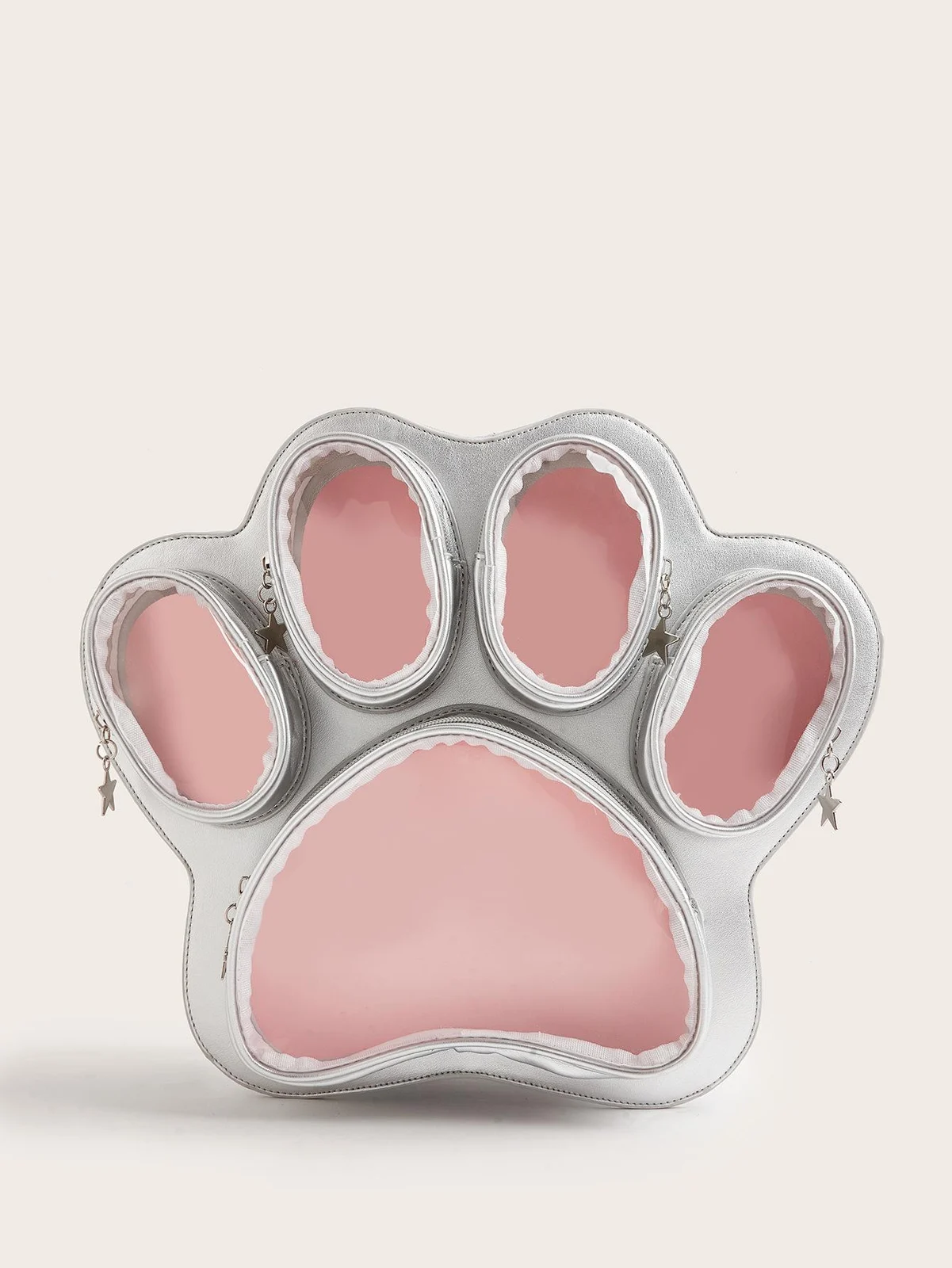 Cute Large-capacity Pain Bag For Girls Featuring A Multi-layered Cat-claw Design — image 2
