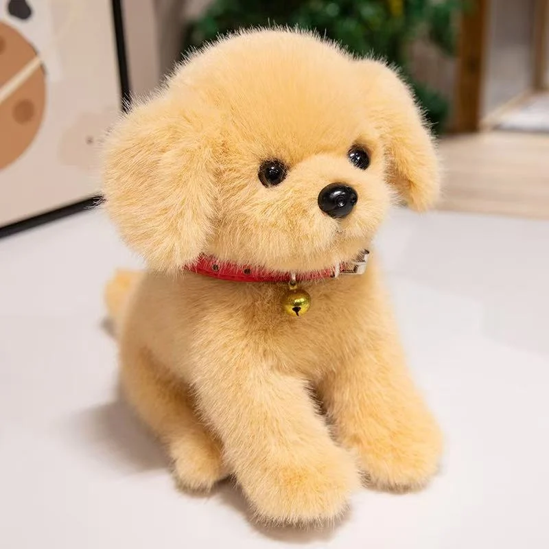 Cute Realistic Bichon Frise Doll White Dog Sleeping Hugging Pillow — image 1
