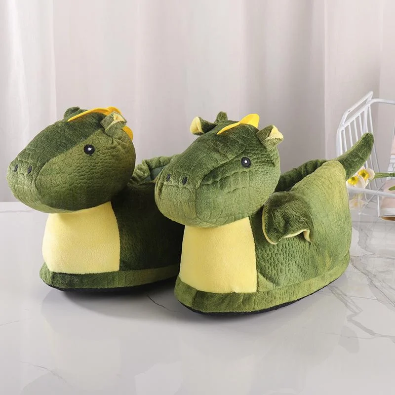 Cute Soft Corgi Slippers Animal Home Plush Cotton Shoes — image 2