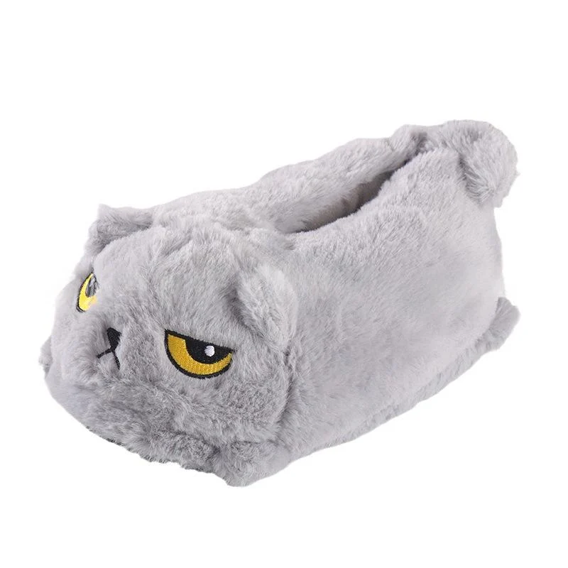 Cute Soft Corgi Slippers Animal Home Plush Cotton Shoes — image 3