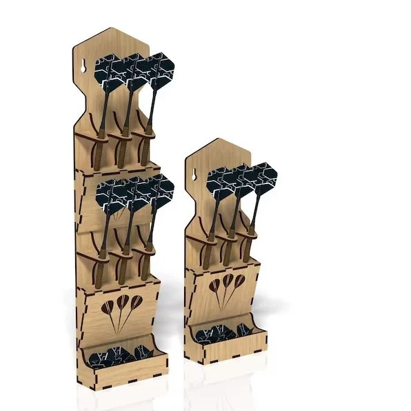 Dart Storage Holder Wooden Decorative Piece For The Living Room — image 3