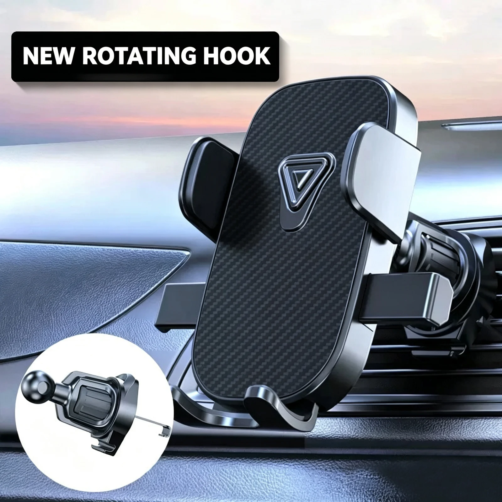 Dashboard Suction Cup Car Phone Mount 360 Rotation Cell Holder Windshield Navigation… — image 6