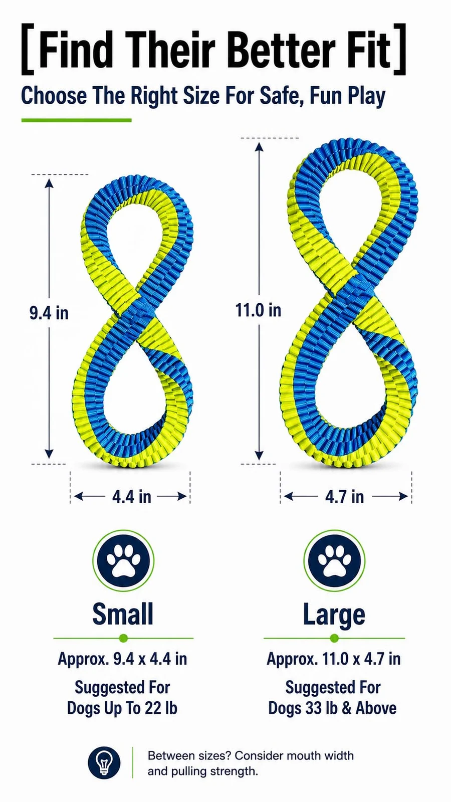 Dental Cleaning Tug Toy For Dogs, Dog Toy, L With Textured Weave, Washable Two Loop… — image 4