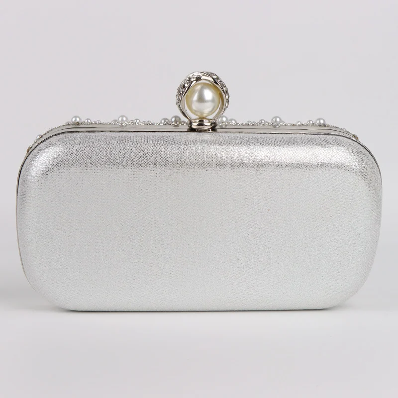 Diamond-encrusted Evening Ladies' Pearl Clutch Bag — image 2