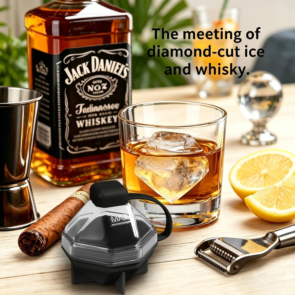Diamond-shaped Independent Ice Cube Tray Quick-freeze Mold — image 2