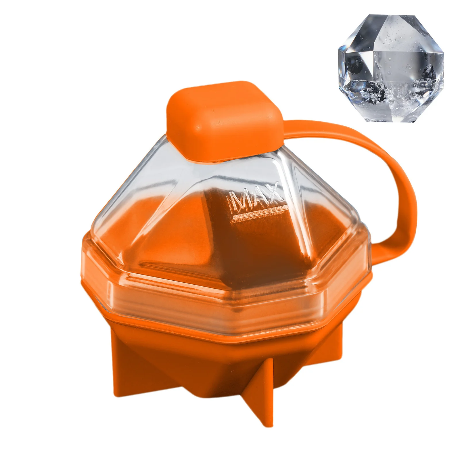 Diamond-shaped Independent Ice Cube Tray Quick-freeze Mold — image 1