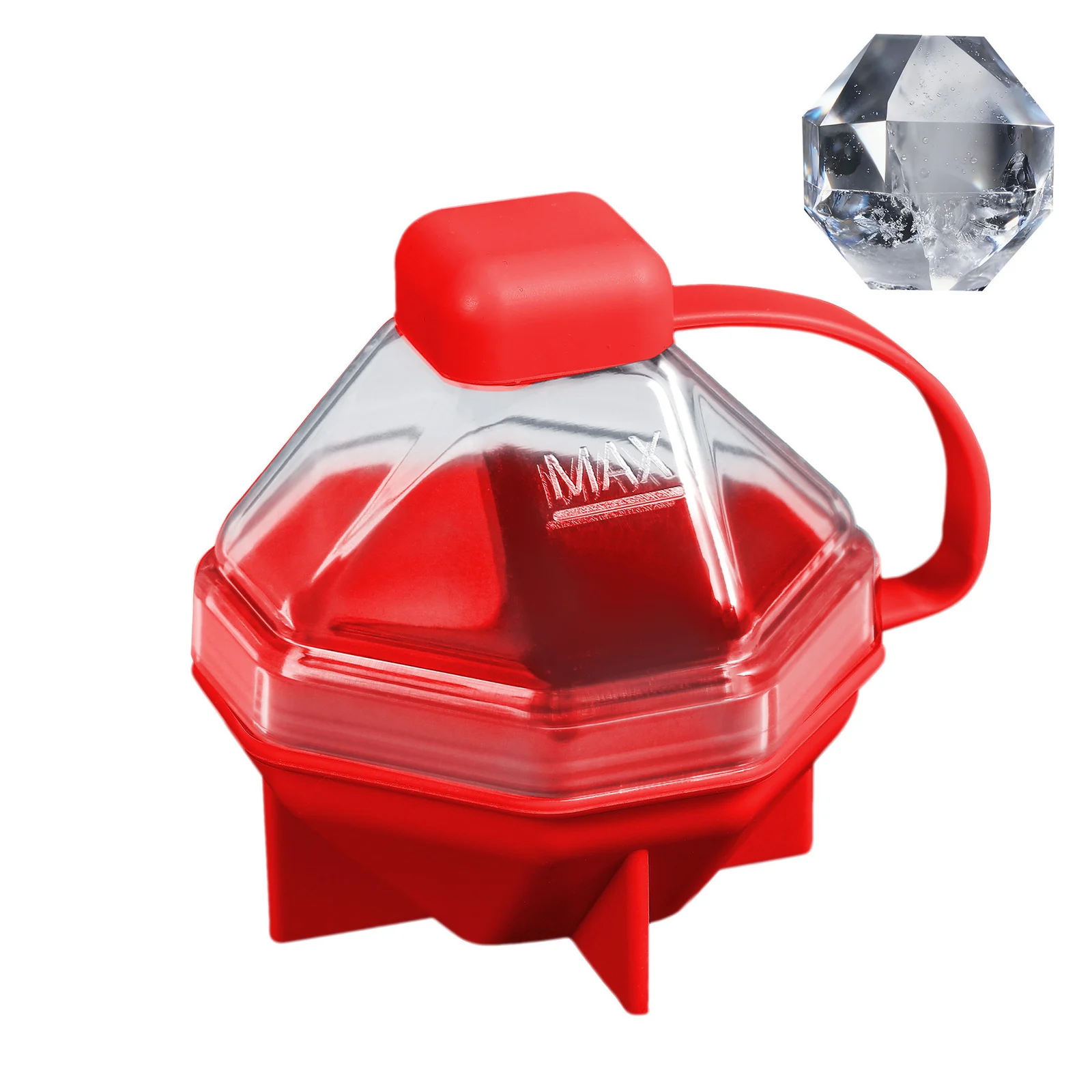 Diamond-shaped Independent Ice Cube Tray Quick-freeze Mold — image 6