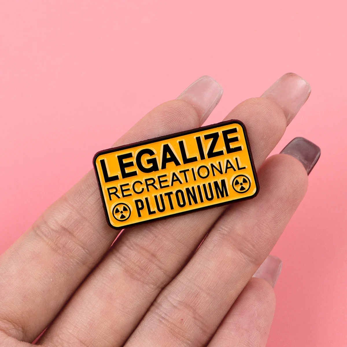 Different-letter English Brooch Alloy Badge — image 5