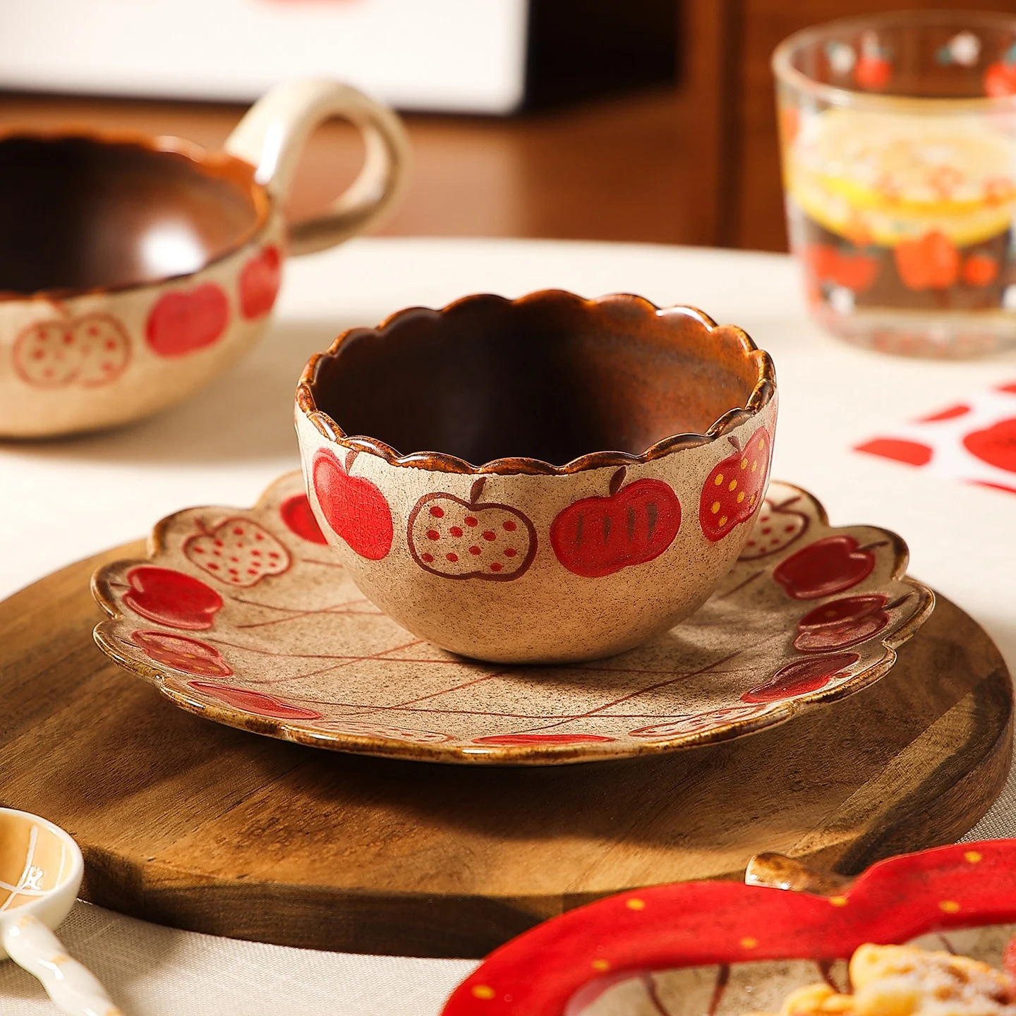 Dinnerware Set Ceramic Tableware Household Bowls And Plates Coffee Cups — image 5