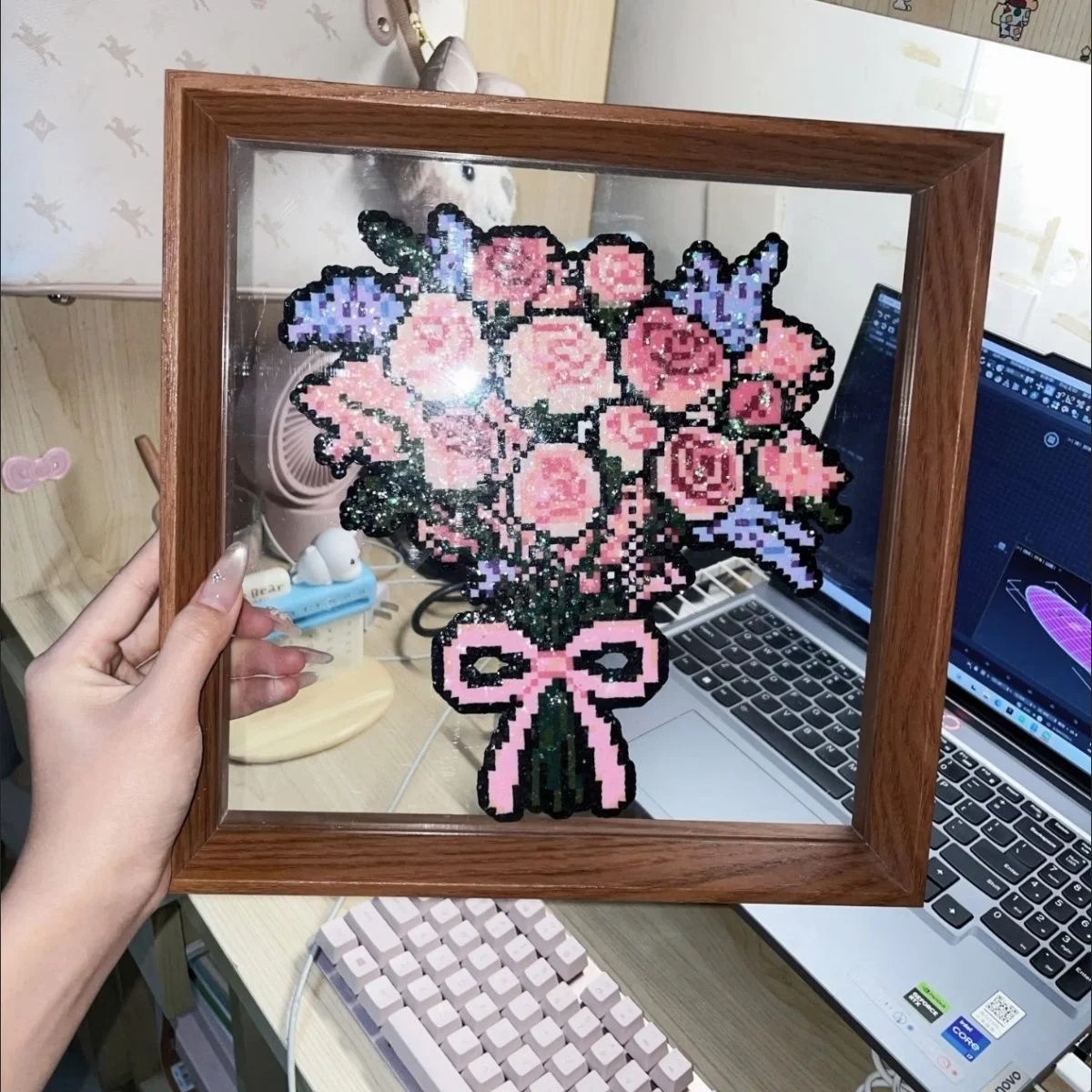 Display Of Handmade Beaded Photo Framesdiy Creativity Showcased — image 4