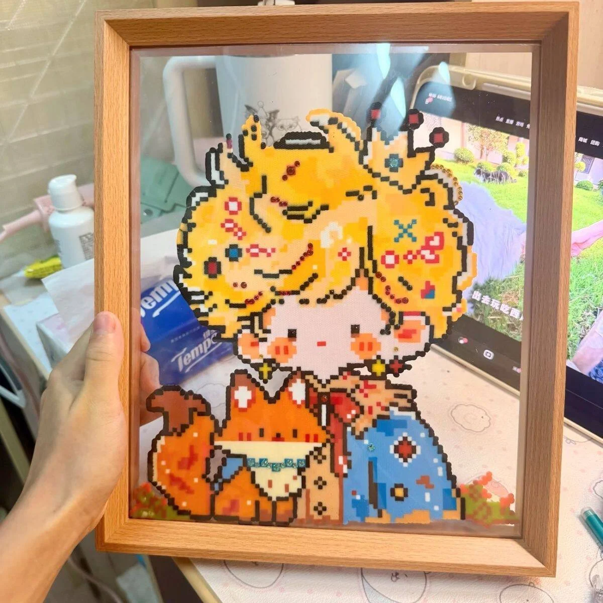 Display Of Handmade Beaded Photo Framesdiy Creativity Showcased — image 3