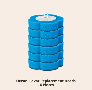 Disposable Toilet Brush-white-brush-replacement Brush Head-1 Set — image 2