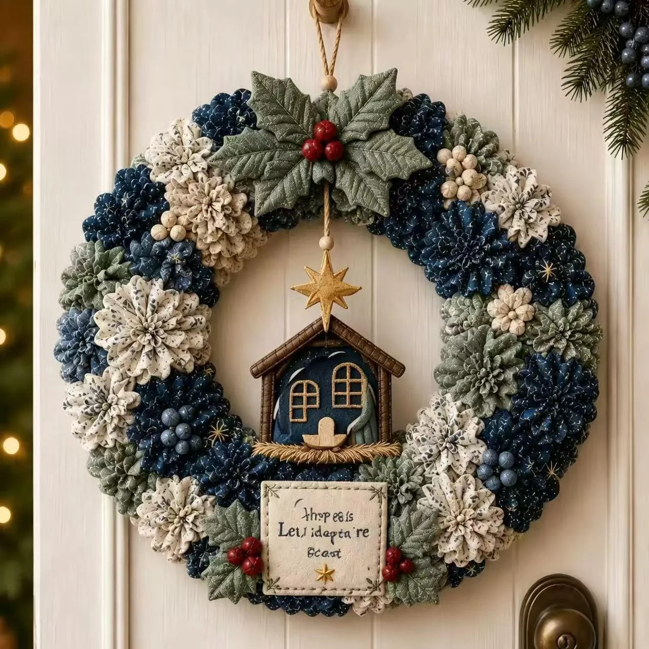 DIY Fabric Punch Needle Wreath Kit — image 6