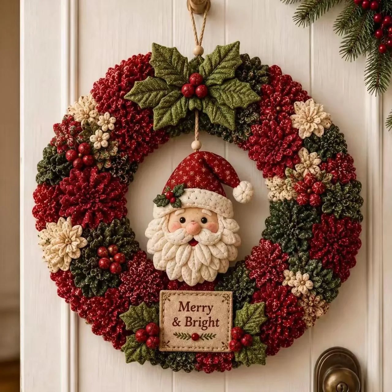 DIY Fabric Punch Needle Wreath Kit — image 3