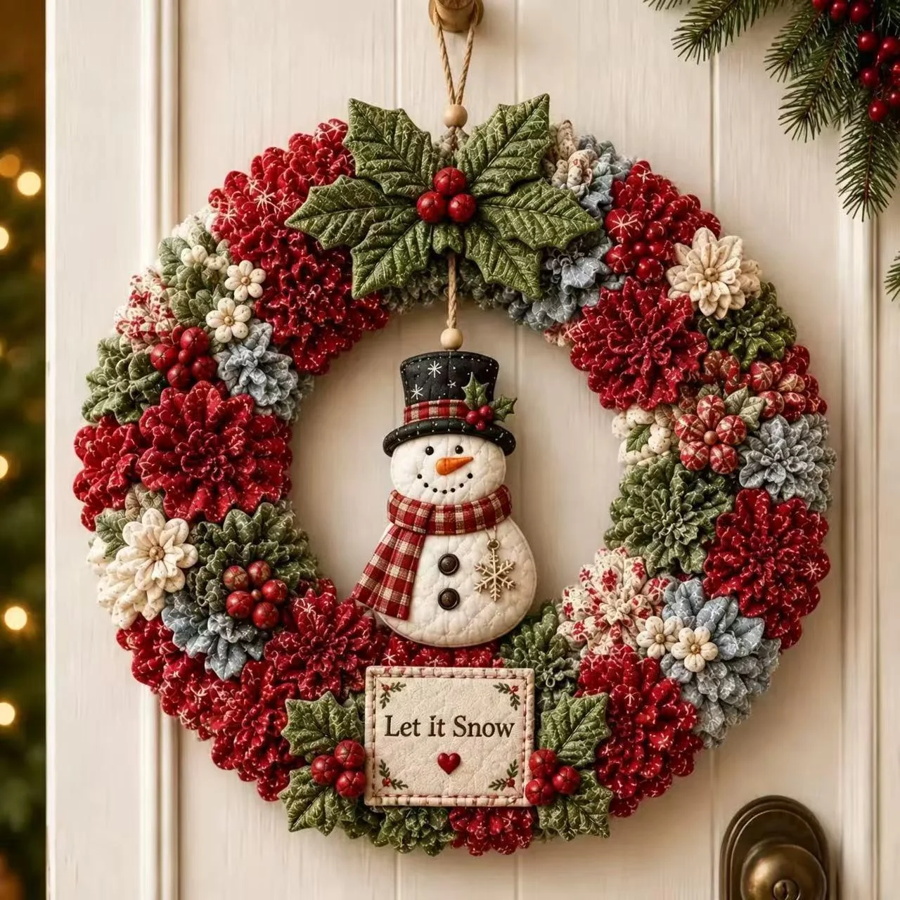 DIY Fabric Punch Needle Wreath Kit — image 2