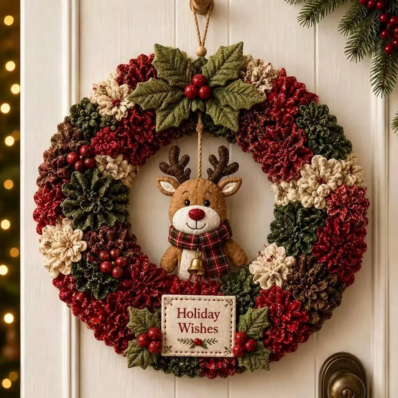 DIY Fabric Punch Needle Wreath Kit — image 7