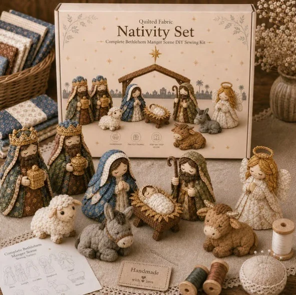 DIY Patchwork Nativity Scene Sewing Kit — image 6