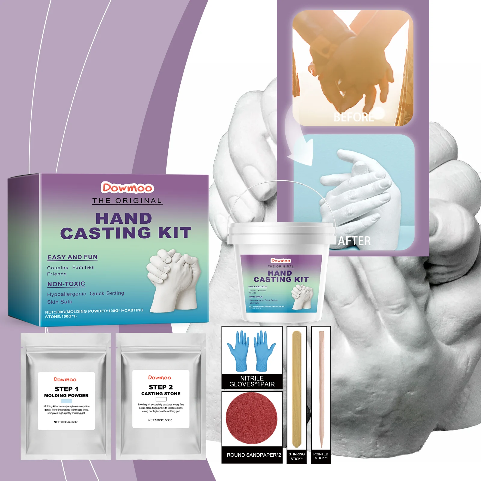DIY Set Of Hand Mask Powder 1 1box — image 7