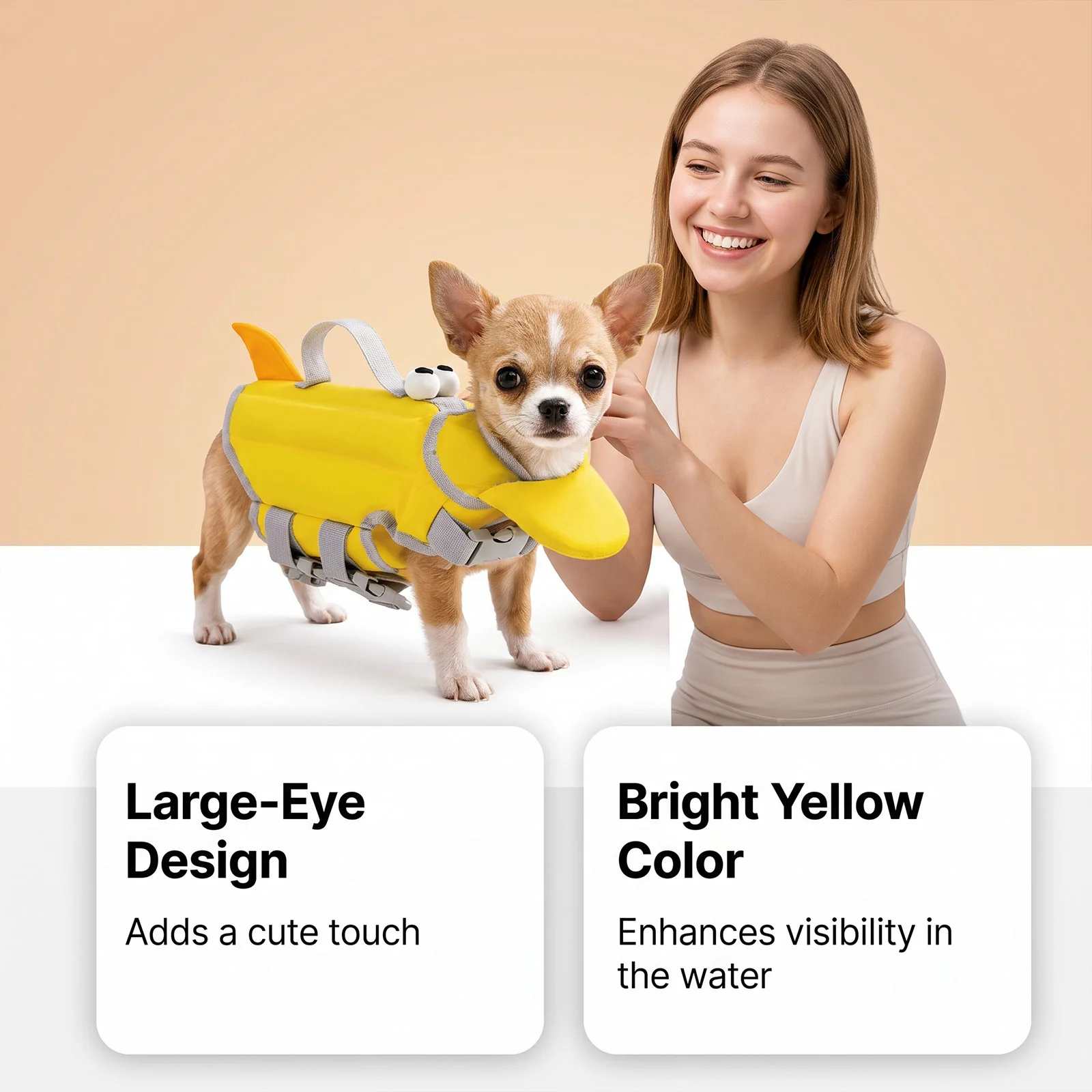 Dog Buoyancy Vest For Everyday Pet Swimming Preventing Sinking And Aiding Flotation — image 7