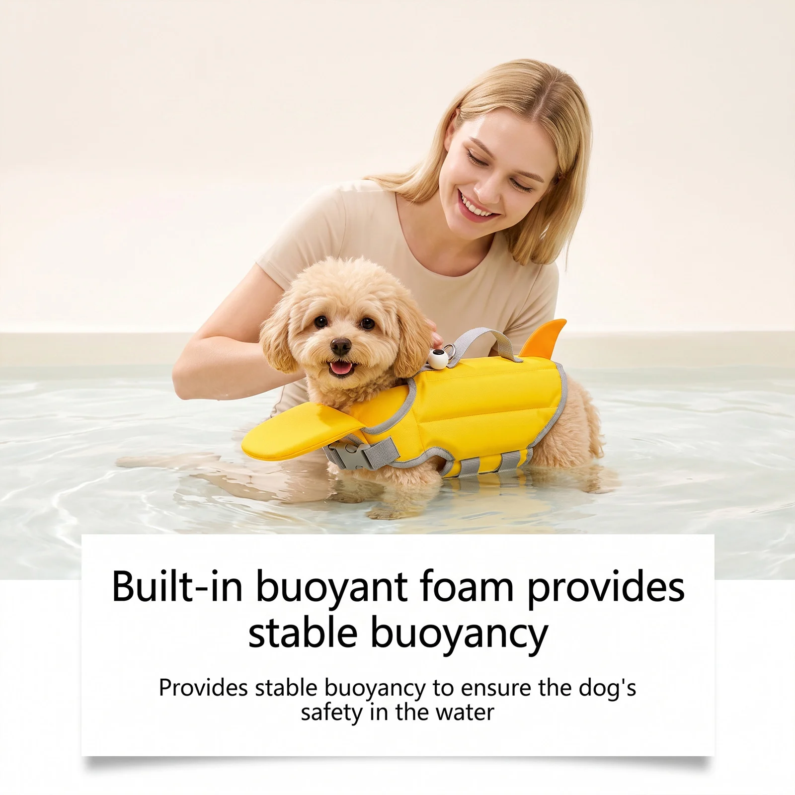Dog Buoyancy Vest For Everyday Pet Swimming Preventing Sinking And Aiding Flotation — image 2