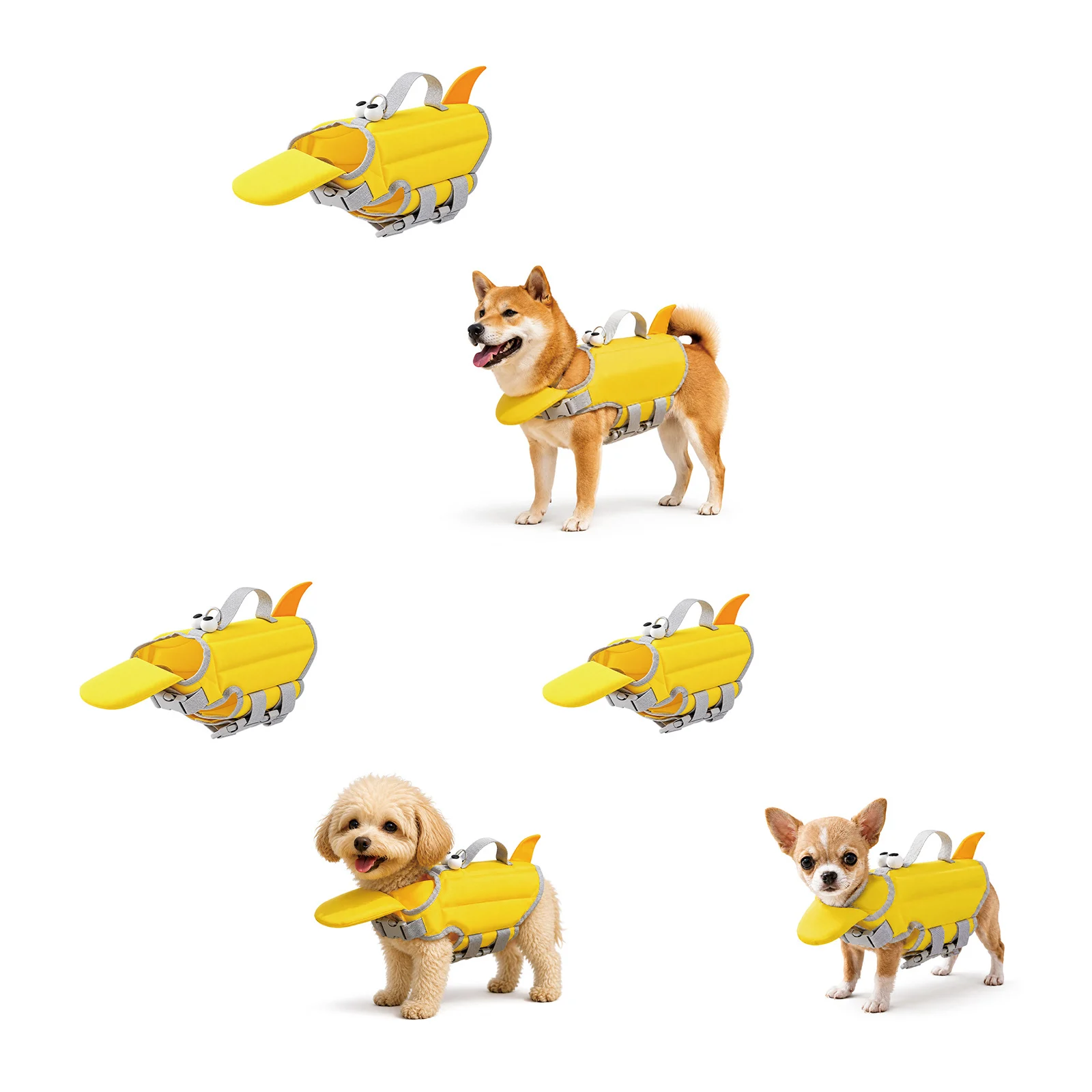Dog Buoyancy Vest For Everyday Pet Swimming Preventing Sinking And Aiding Flotation — image 4